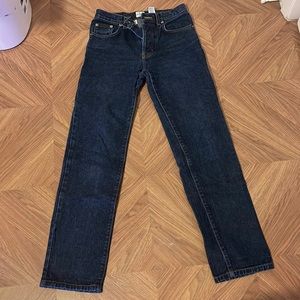 High rise skinny jeans